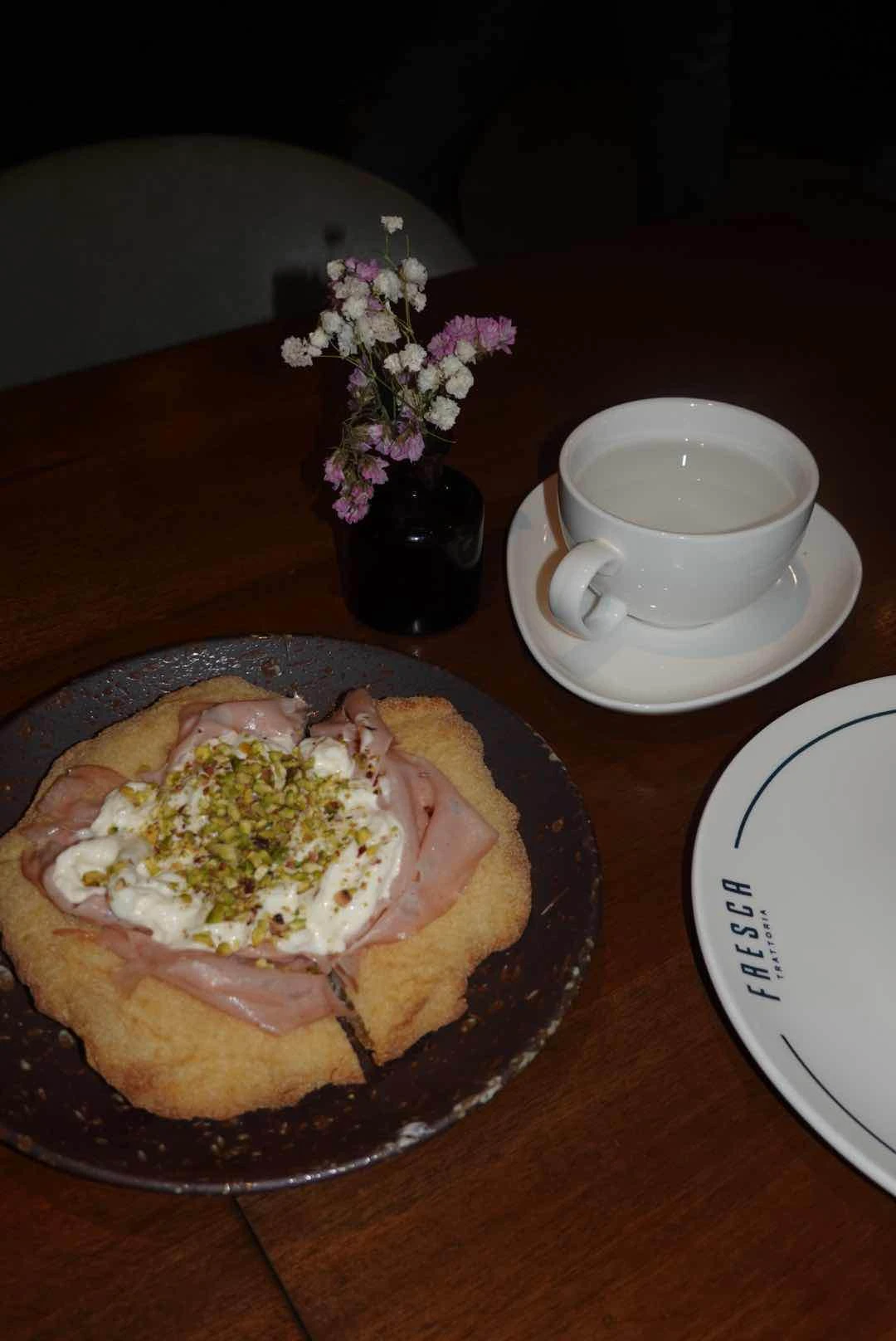 Mortadella Pizzeta of Fresca Trattoria