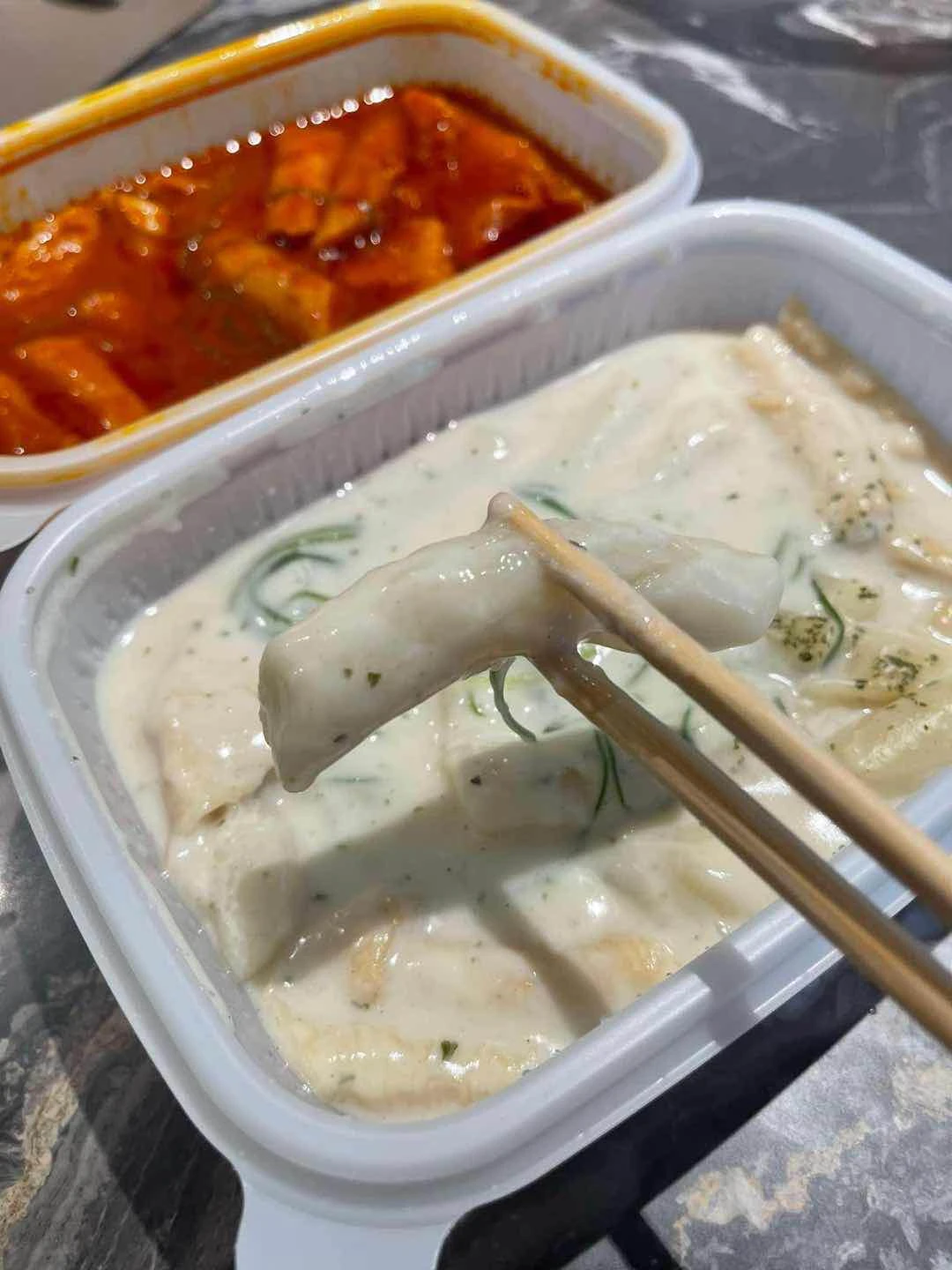 Carbonara tteokbokki