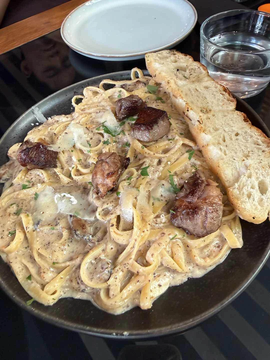 Steak + Truffle Cream