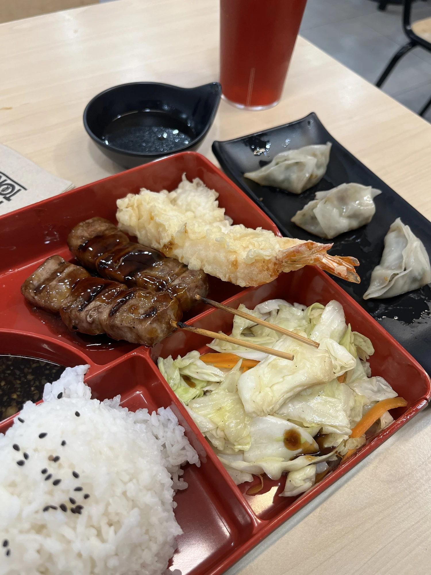 Decent and filling meal. 