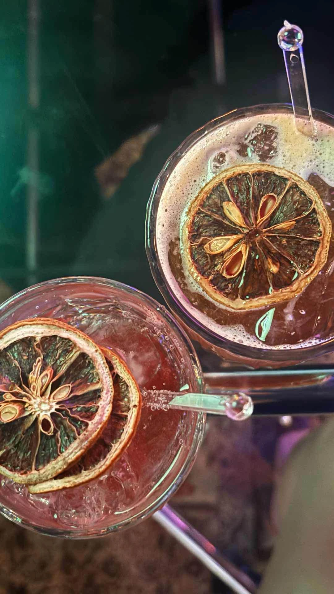 kuramata and wink mocktails