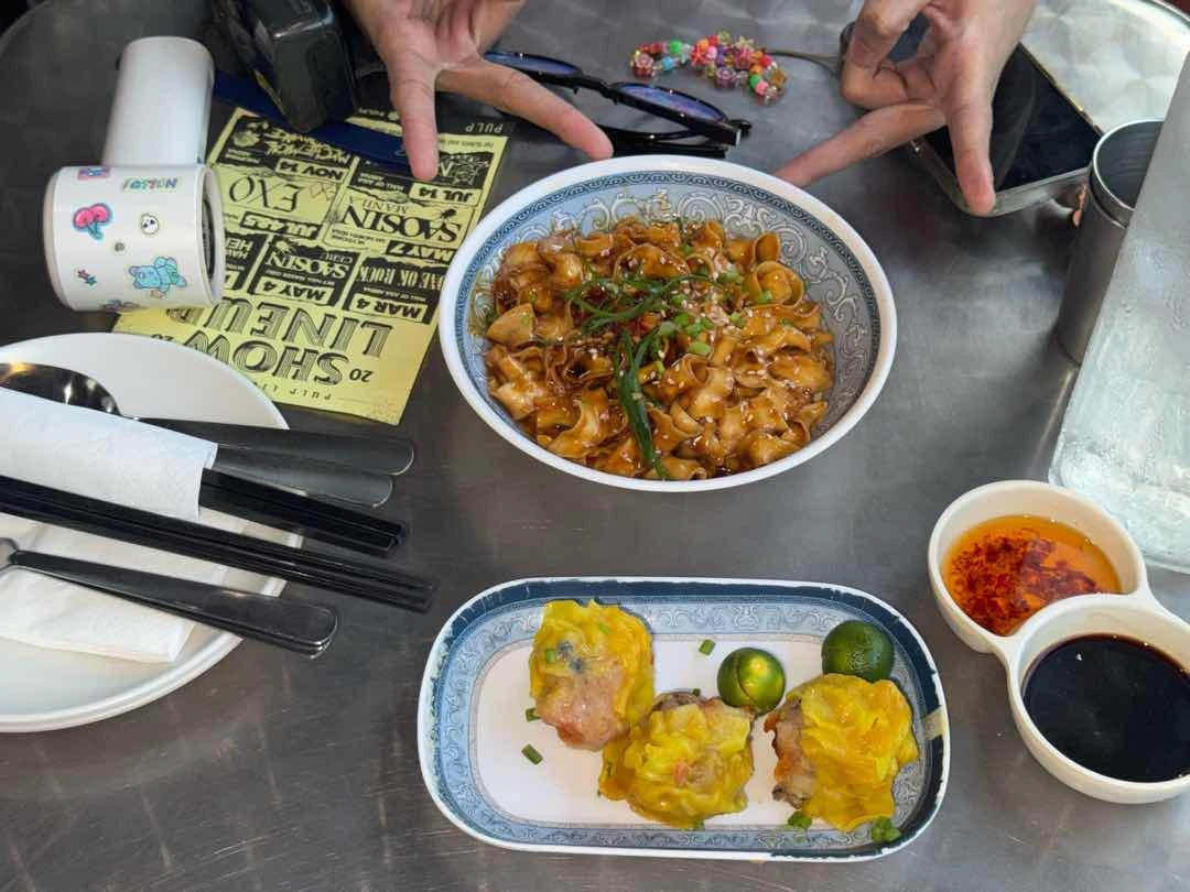 peanut noodles so good!!  of Best of Luck