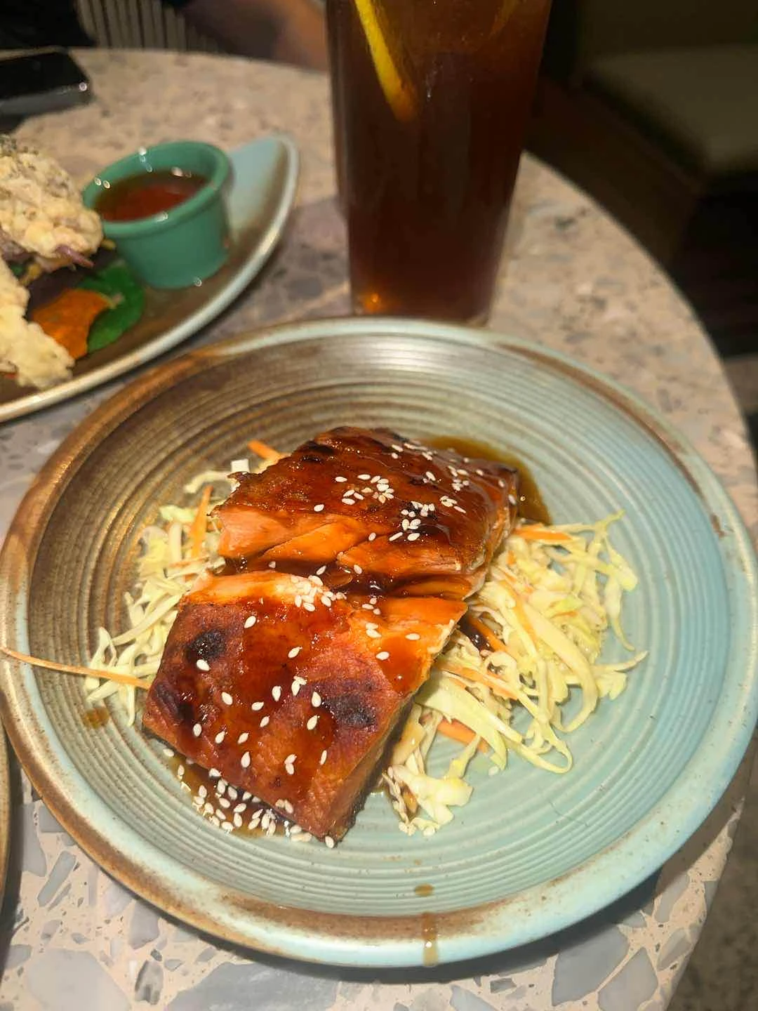 salmon teriyaki