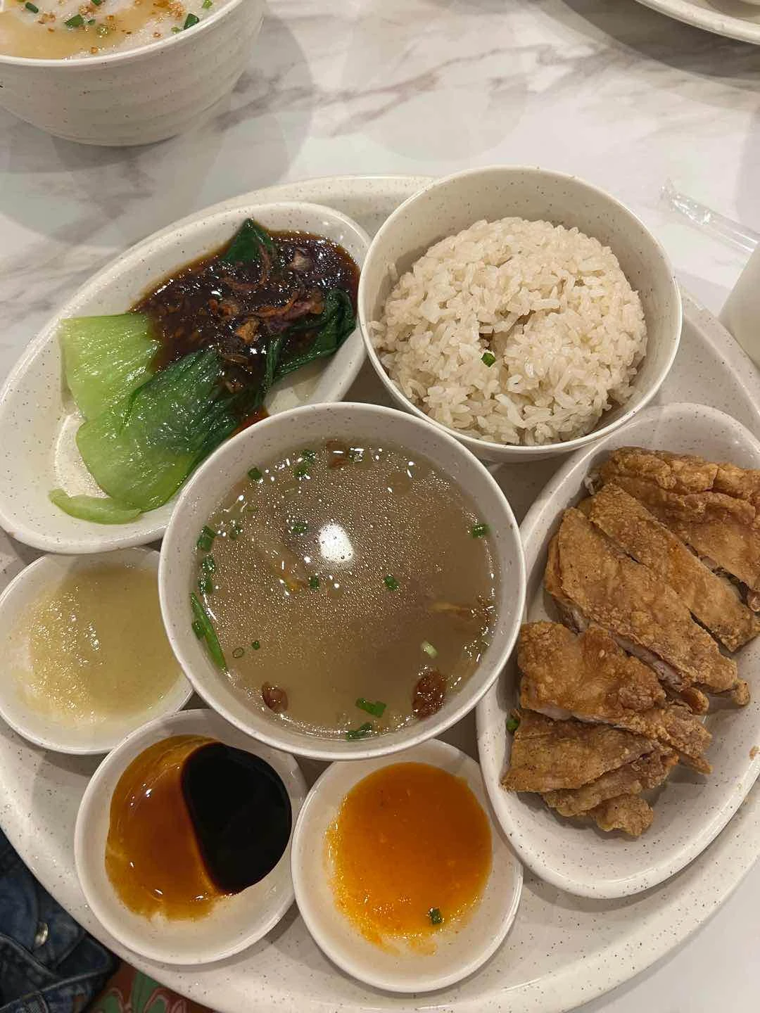 Hainanese fried chicken