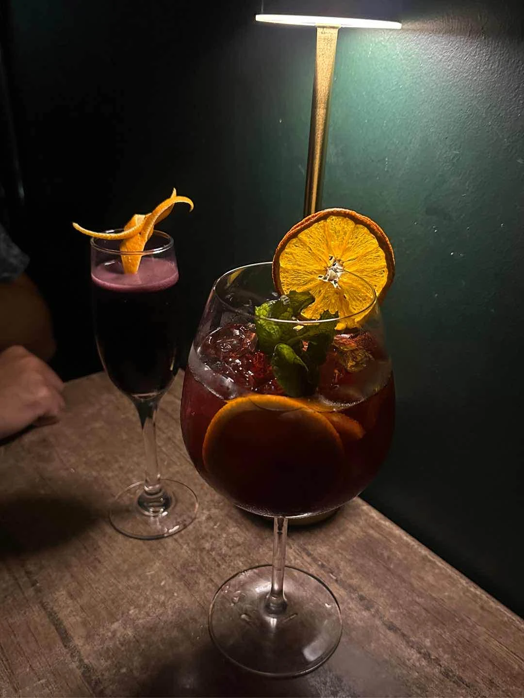 forgot what i ordered but this is one of their newest signature cocktails