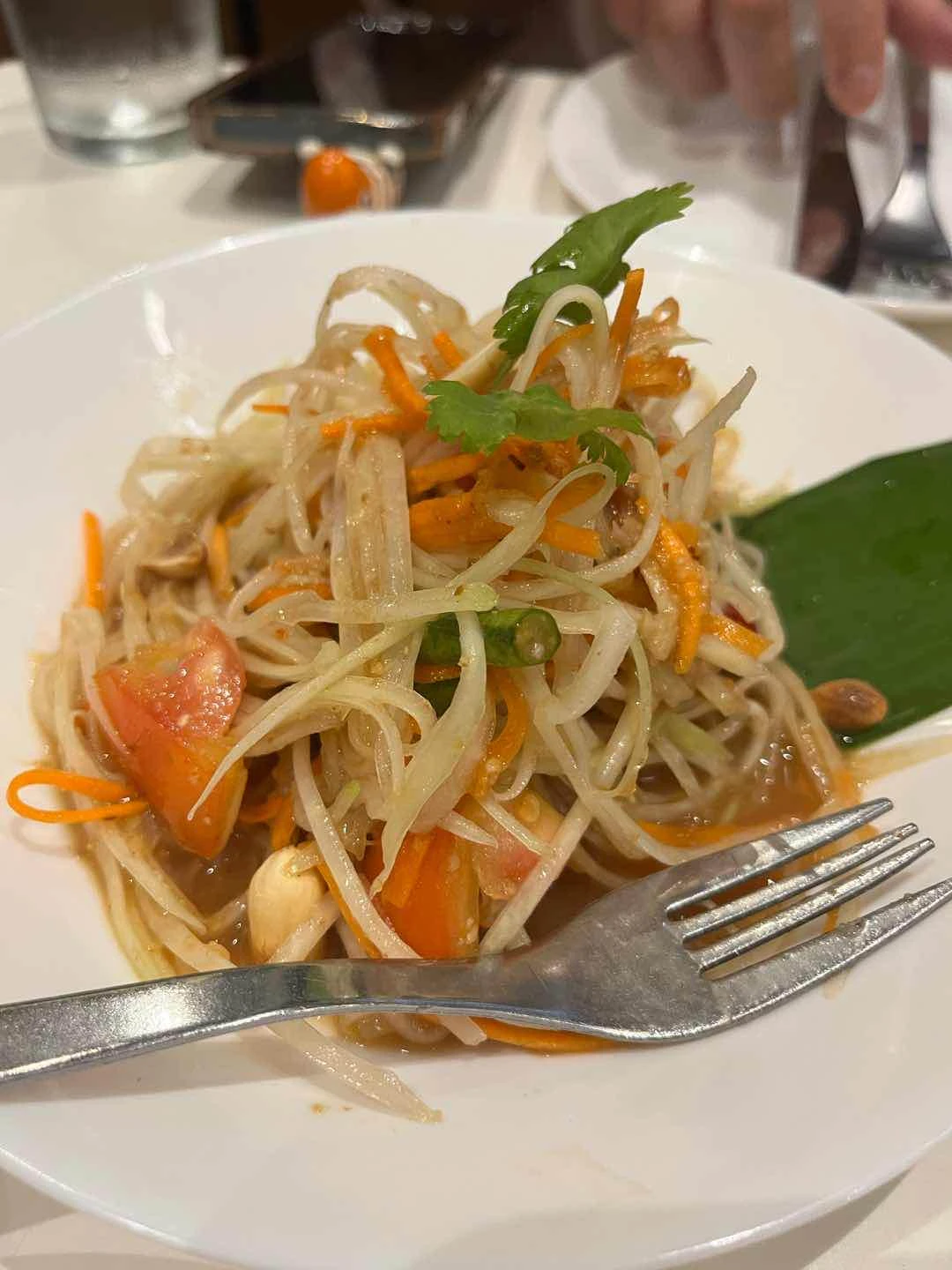 This papaya salad was just okay for me. Will probably not order again