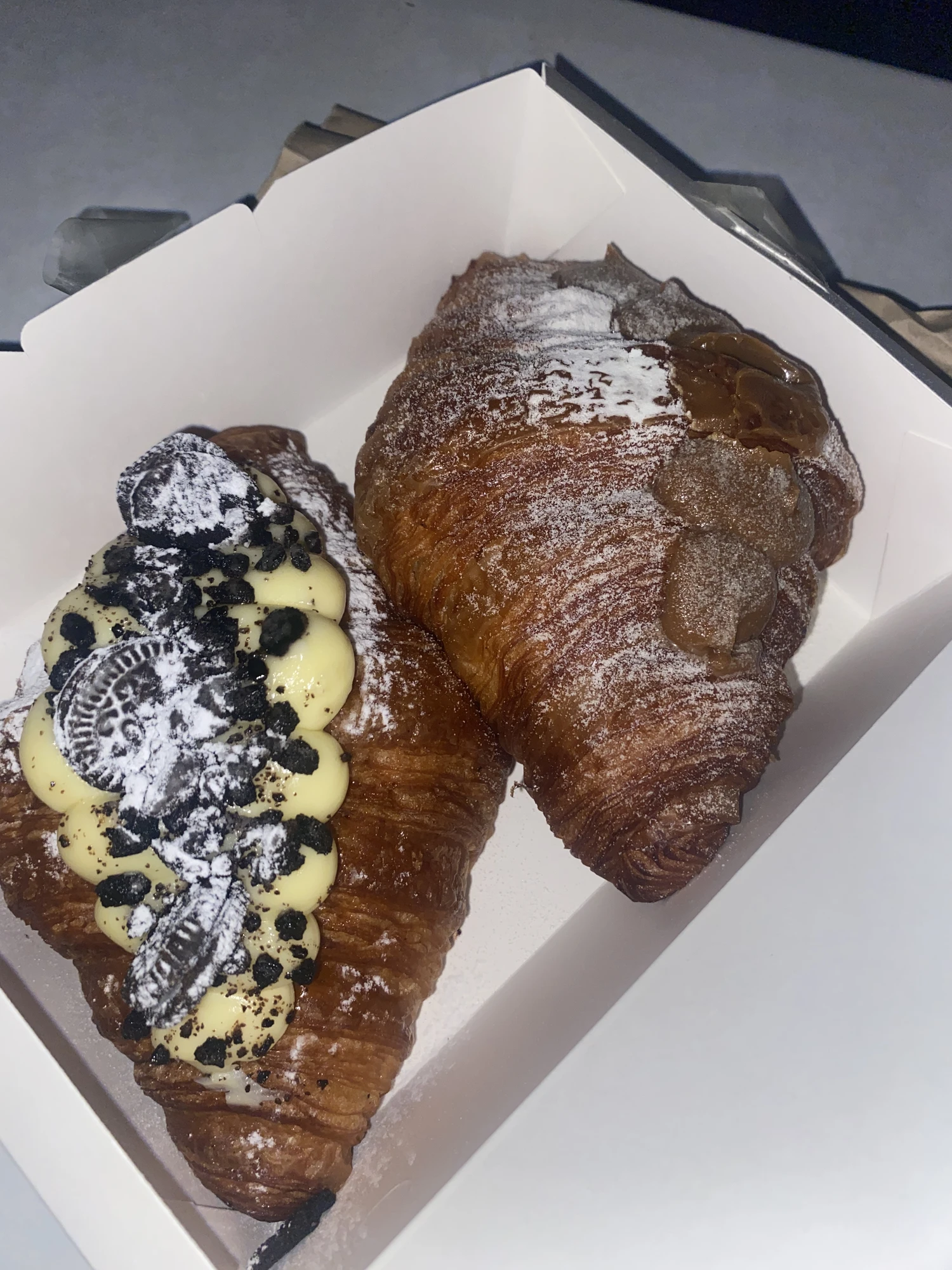 Oreo and Caramel Croissant