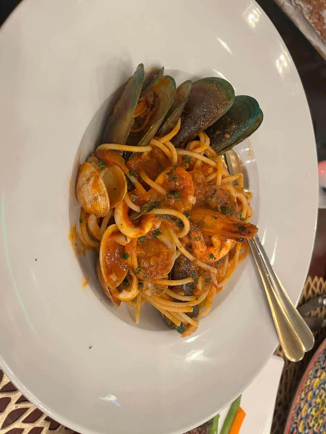 Seafood pasta