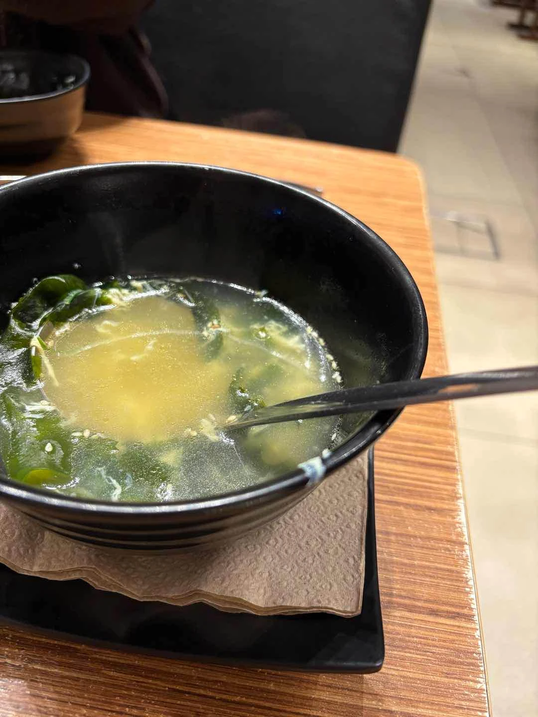 Wala me Egg Soup