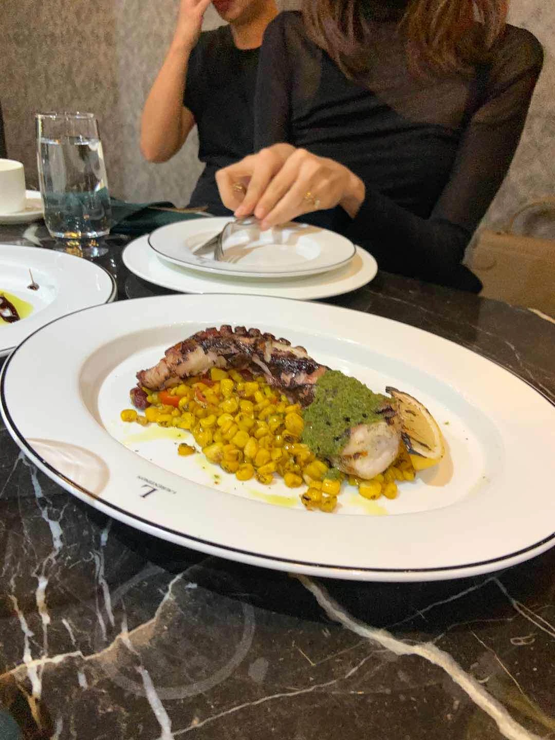 Charred octopus
