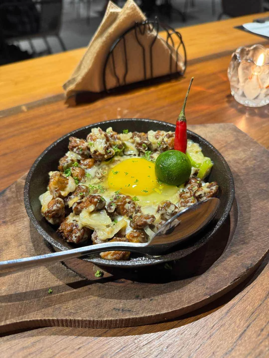 Oyster Sisig