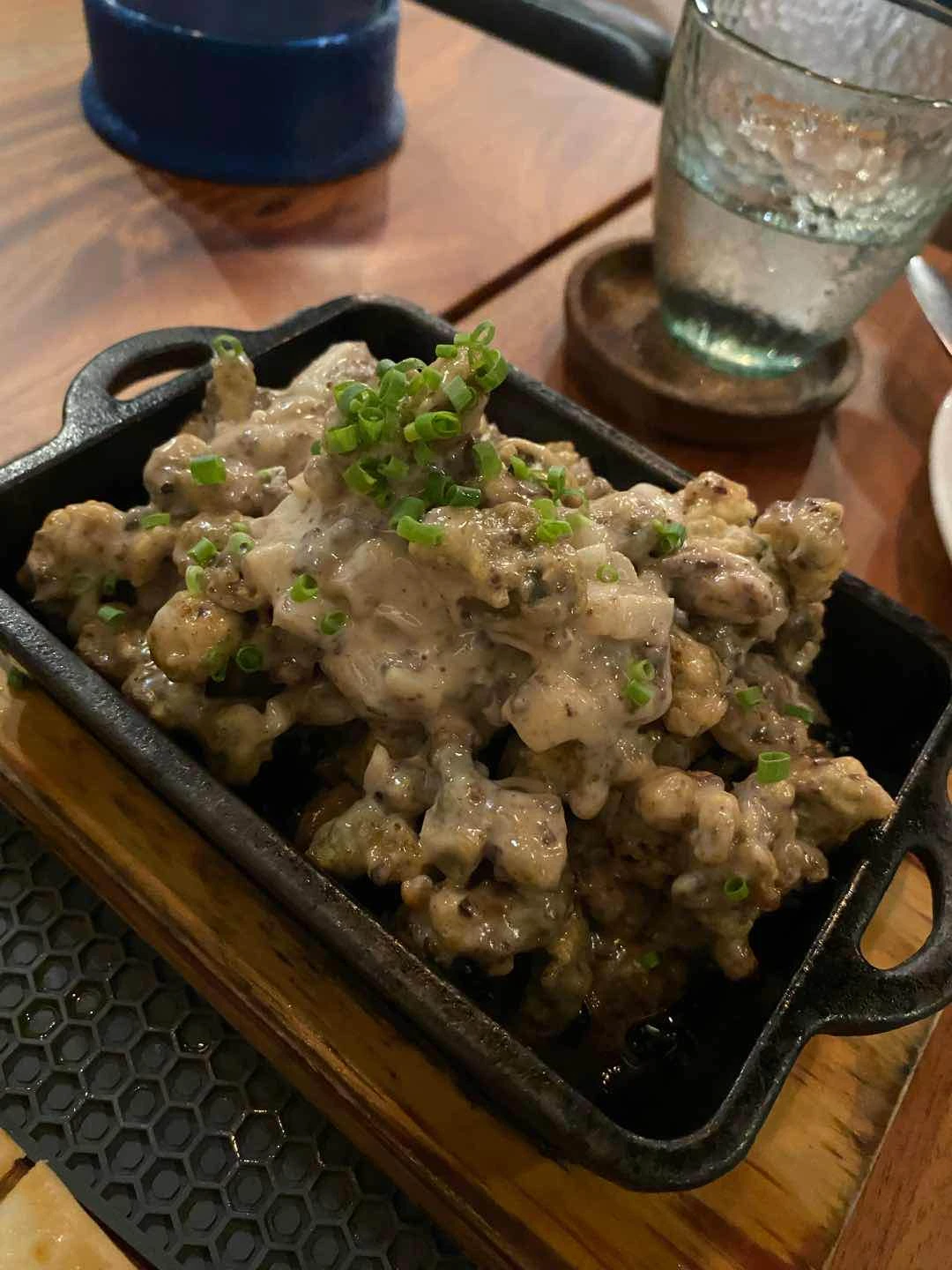 Oyster sisig