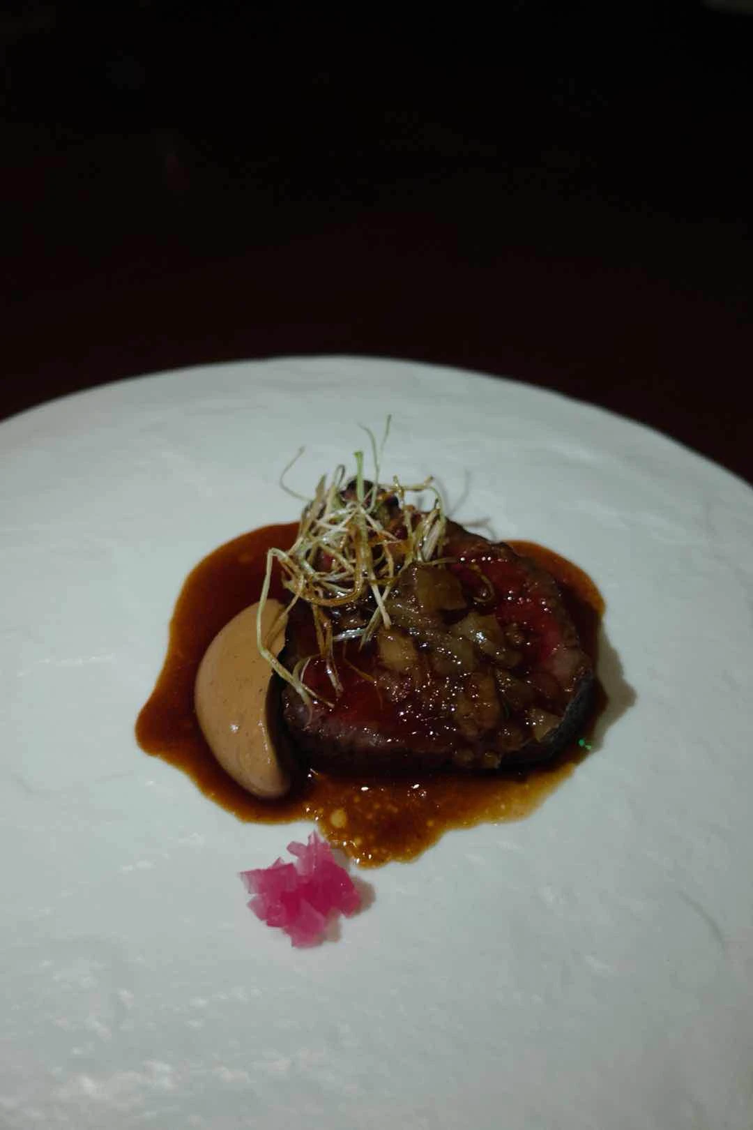wagyu, tendon, cauliflower