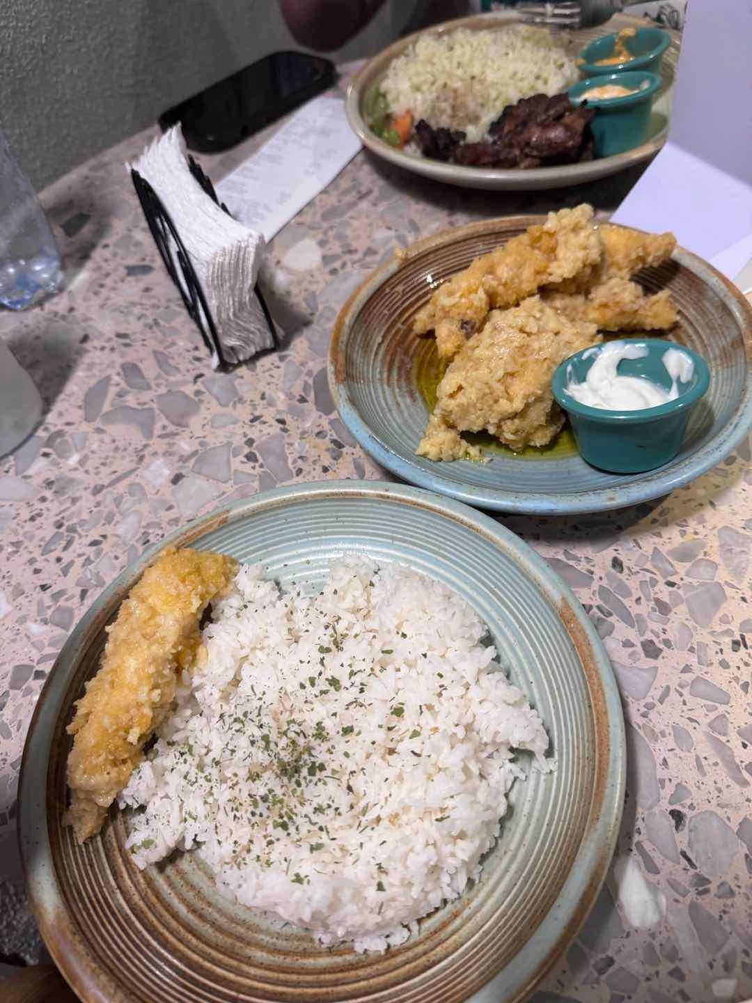 garlic parm chicken tenders of The Barn