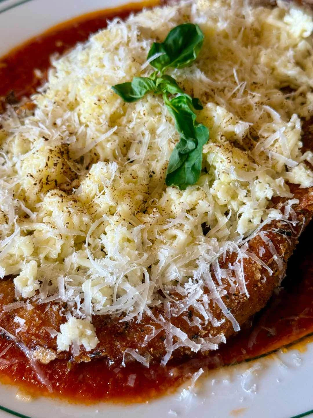 Chicken parmigiana 