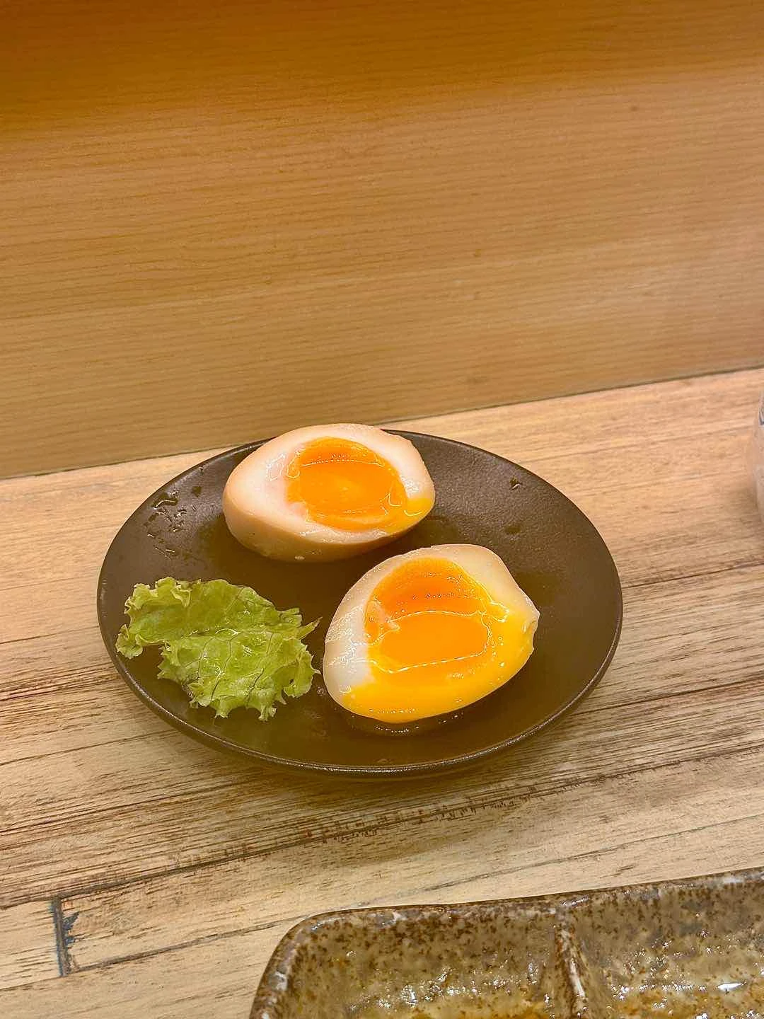 Aji tamago of Mendokoro Ramenba BGC