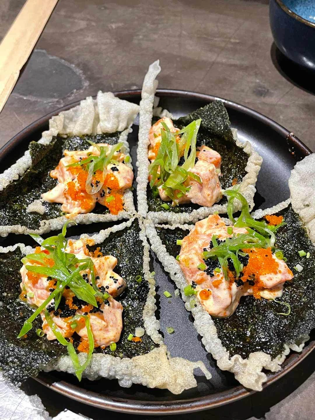 Spicy Salmon of Ginza Gyu Makati