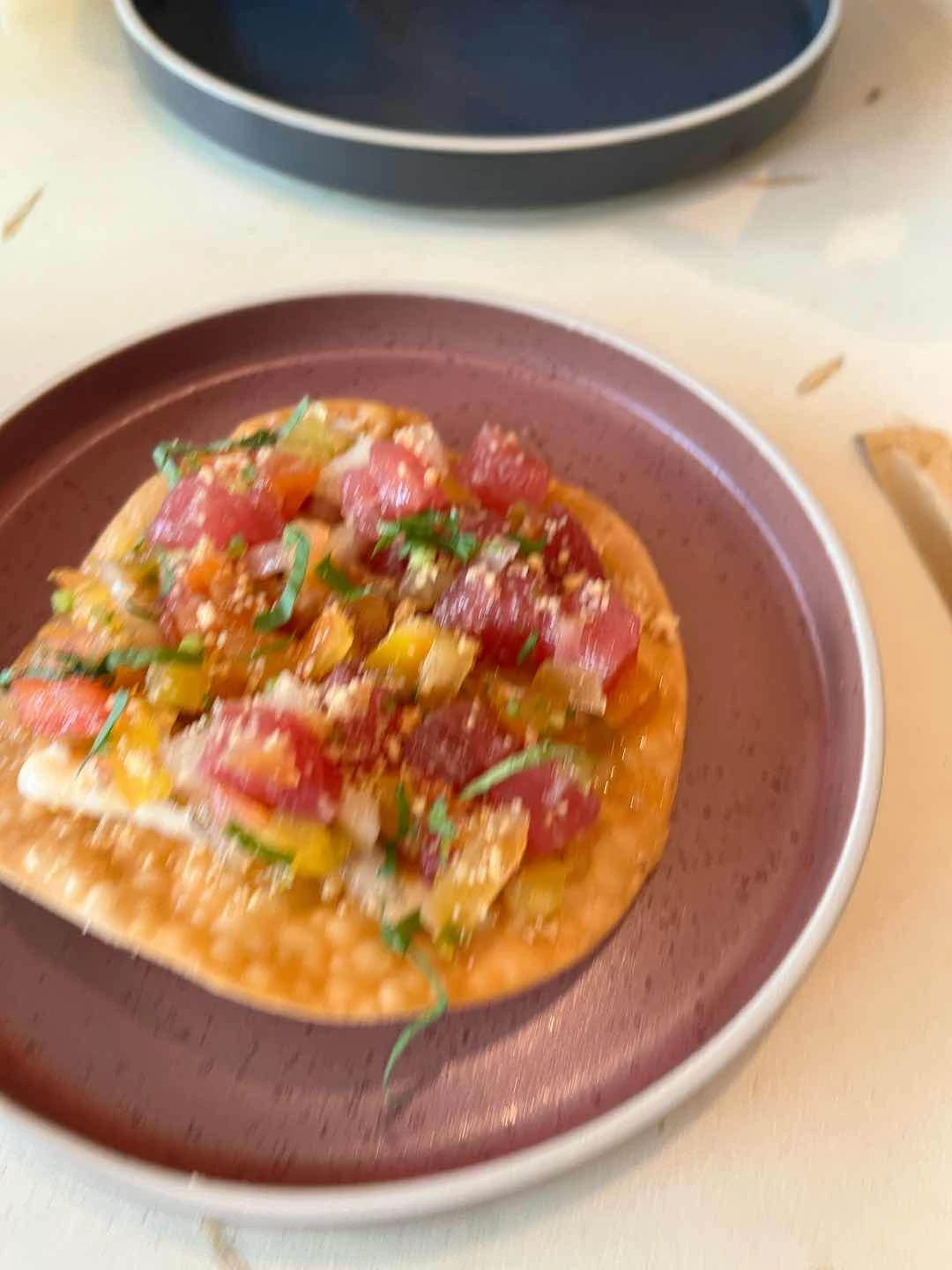 Tuna Tostada