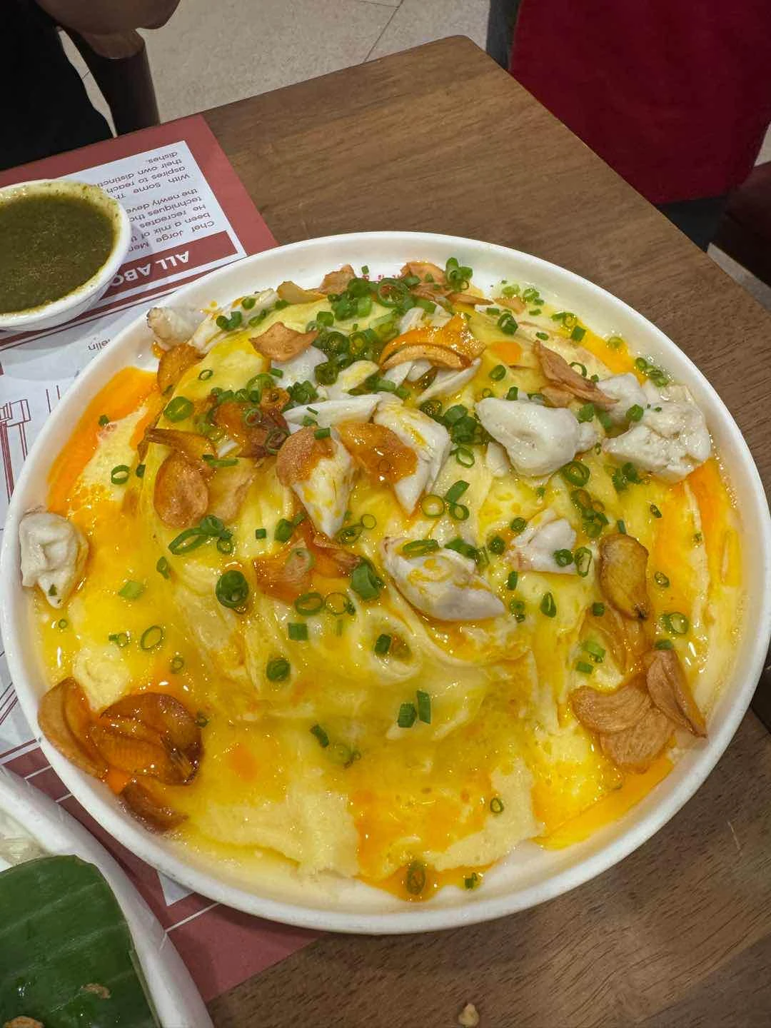 Crab Omelette Rice of SOME THAI