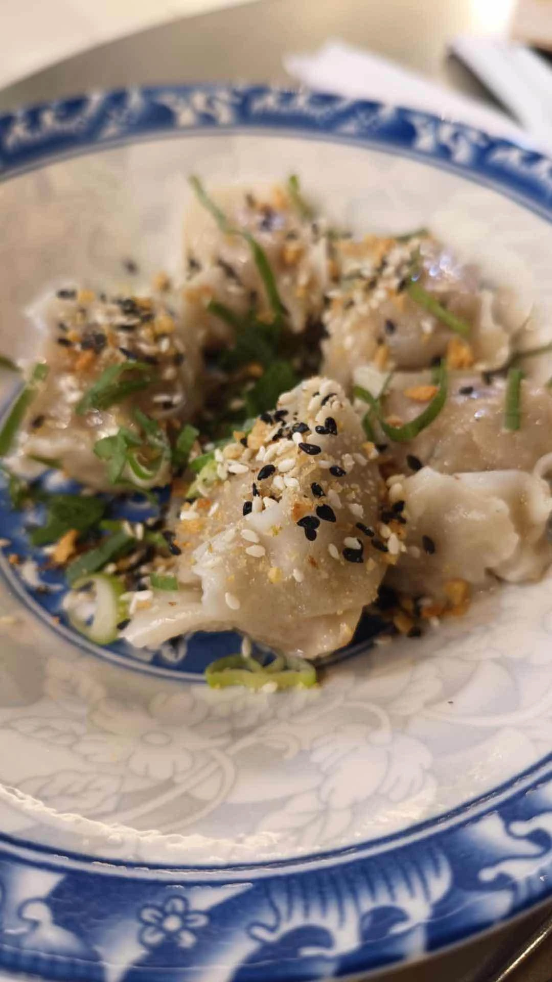 Dumplings (chili oil on the side)