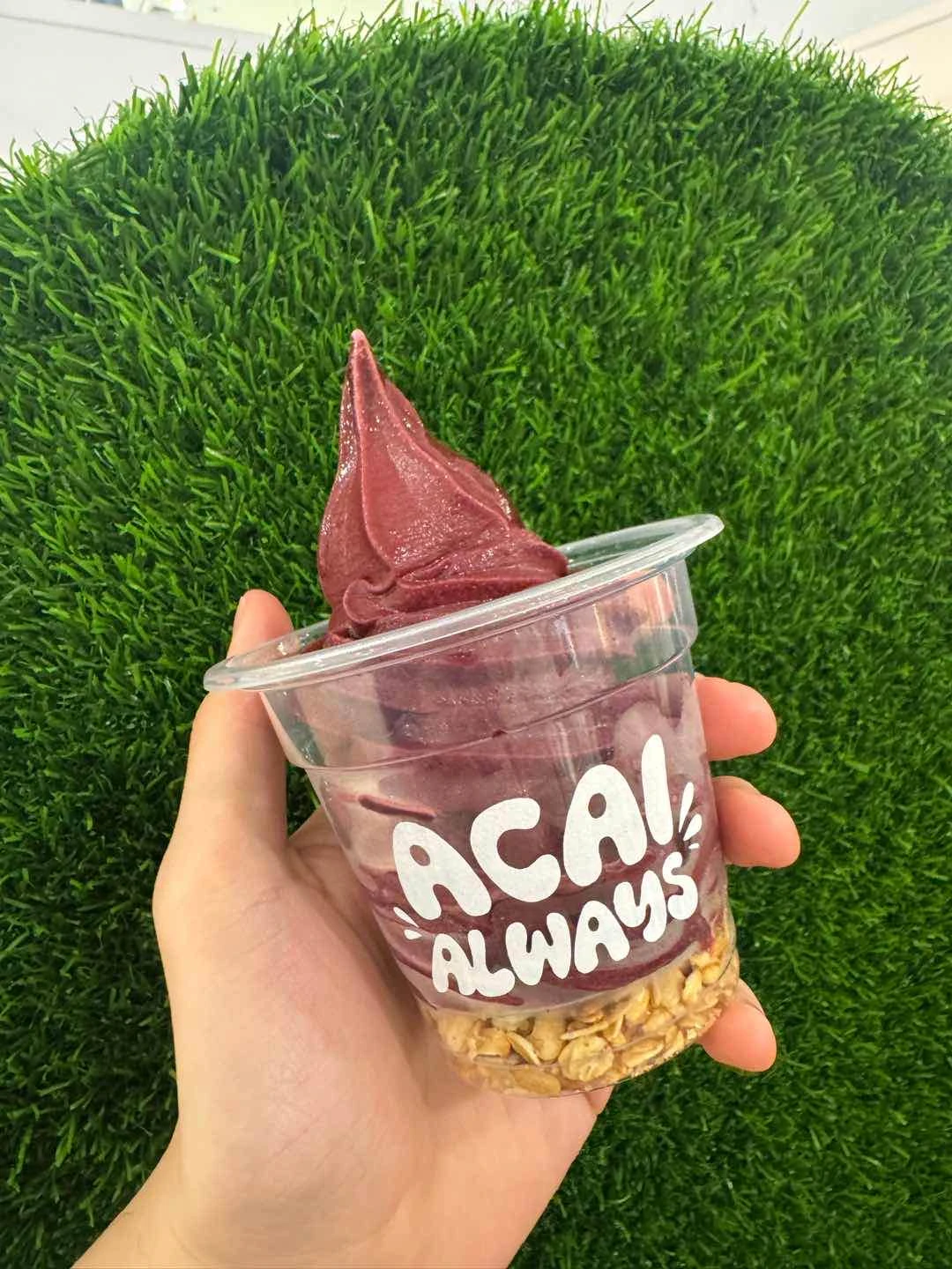 Acai Soft Serve No Toppings