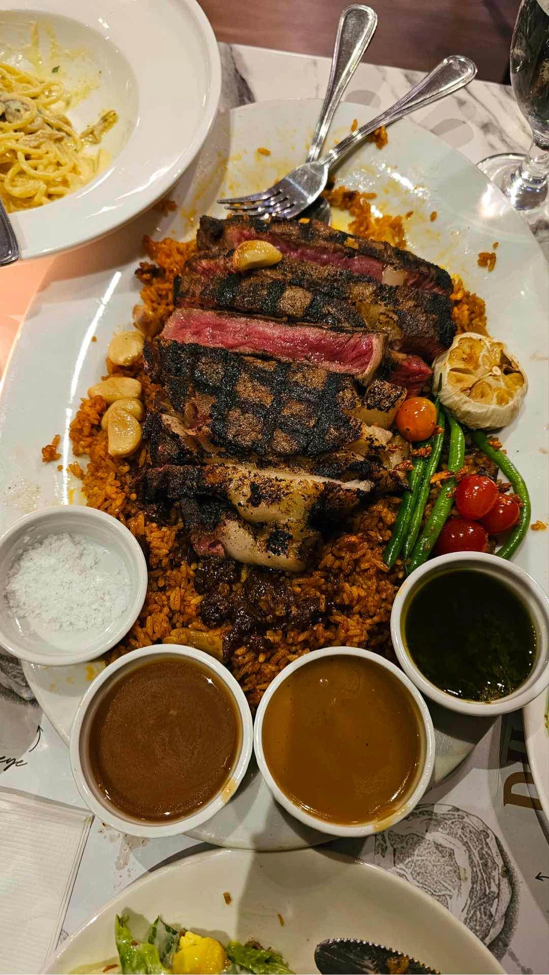 Steak platter
