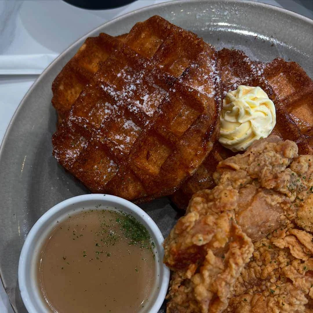 Chicken and waffles
