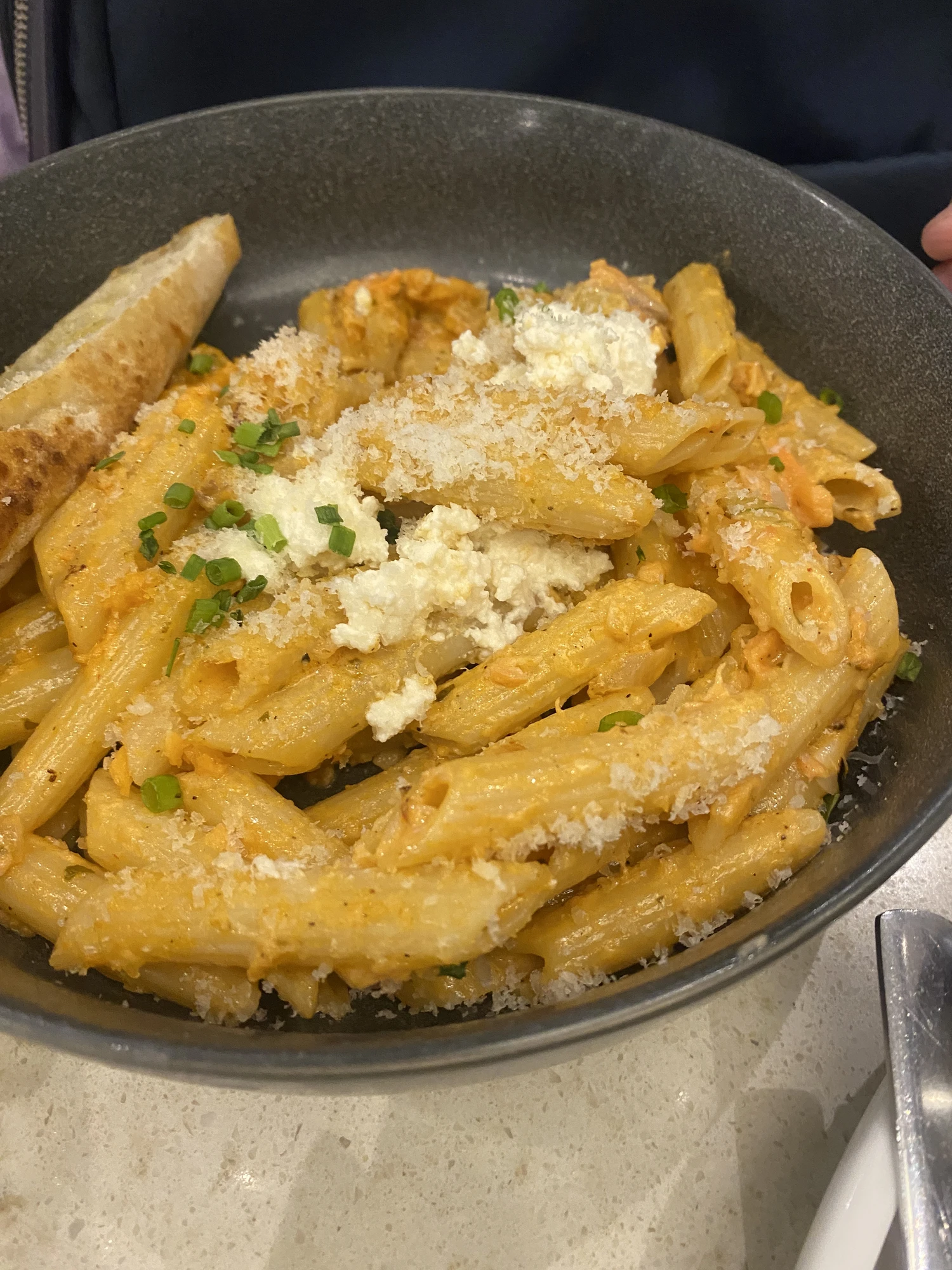 Salmon Cheese Pasta