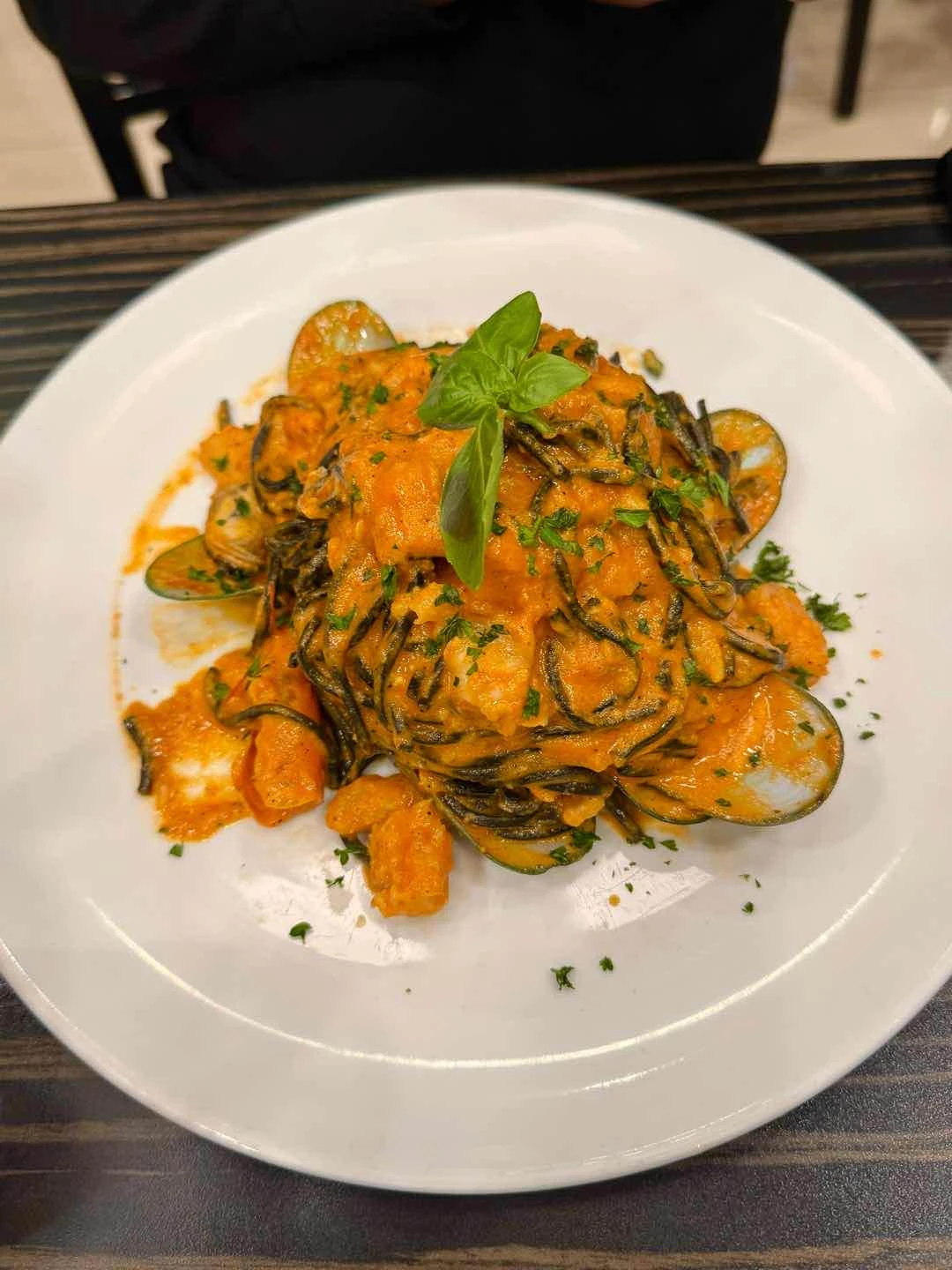 Black Ink Tagliolini of Va Bene Pasta Deli