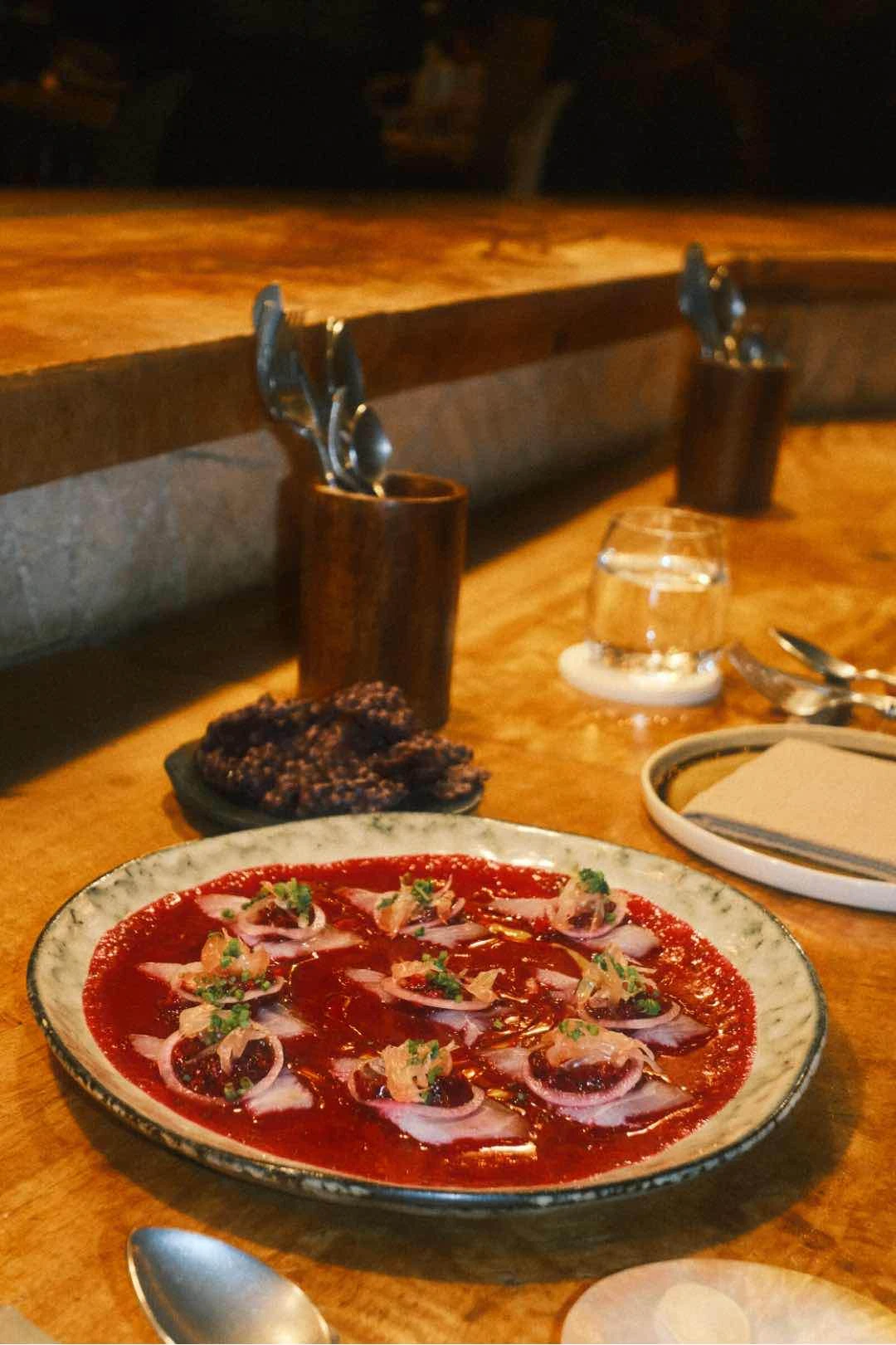 Sea Bream Crudo of Kása Palma