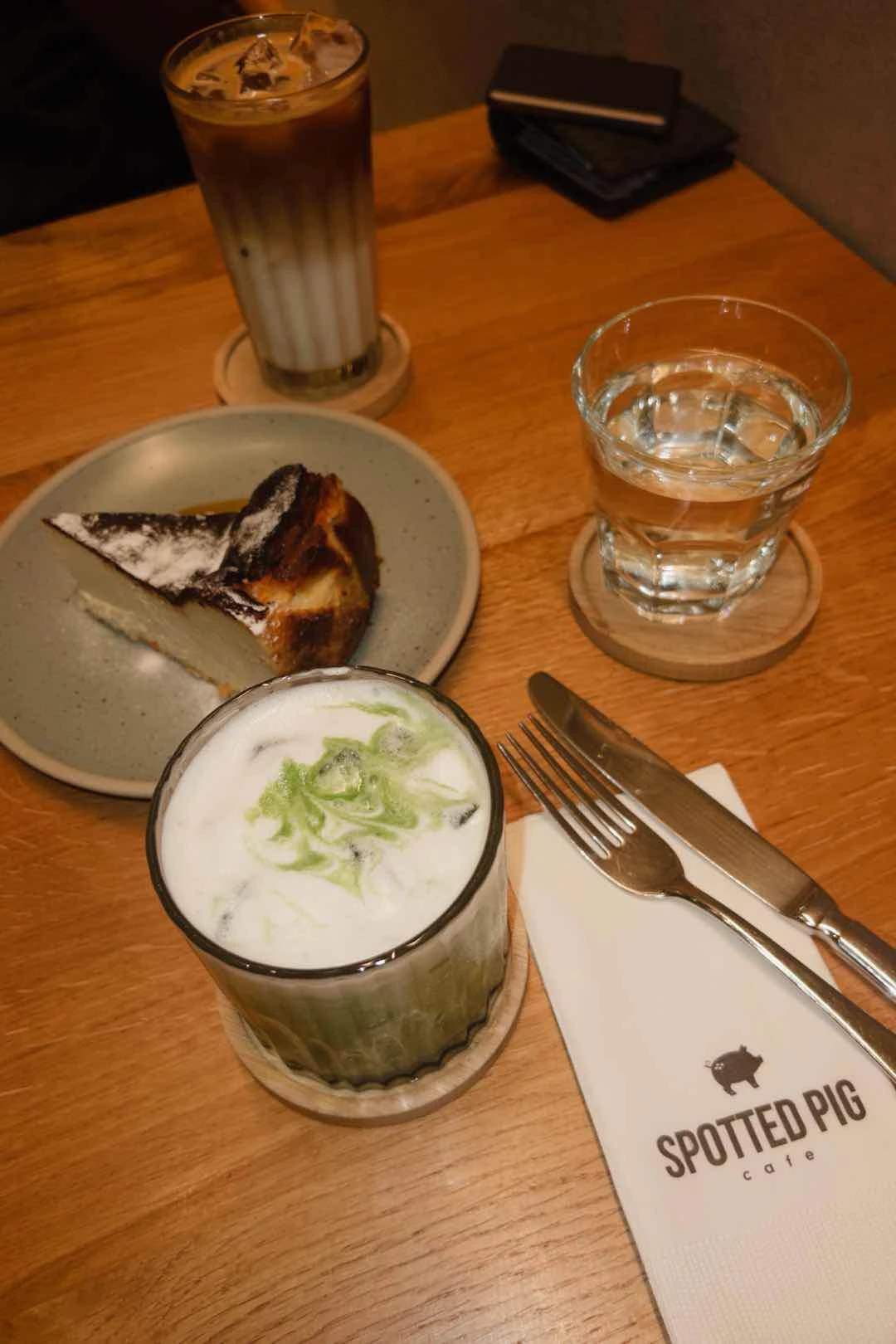 burnt basque 10/10 (drinks r mid tho) of Spotted Pig Rockwell