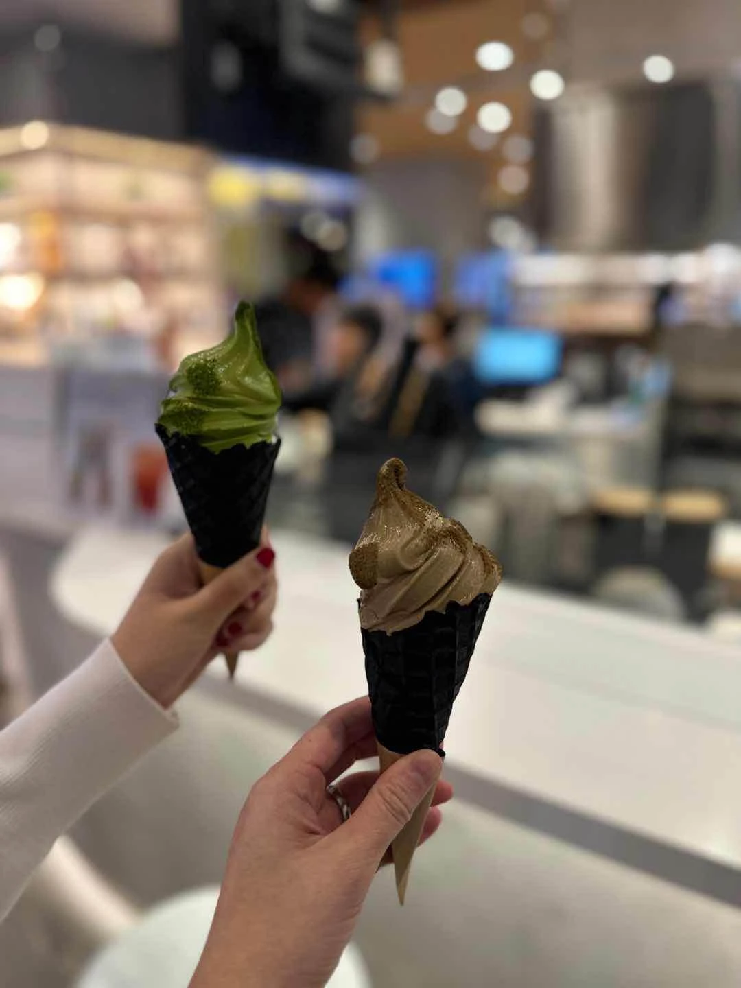 Matcha & Hojicha Soft Cream