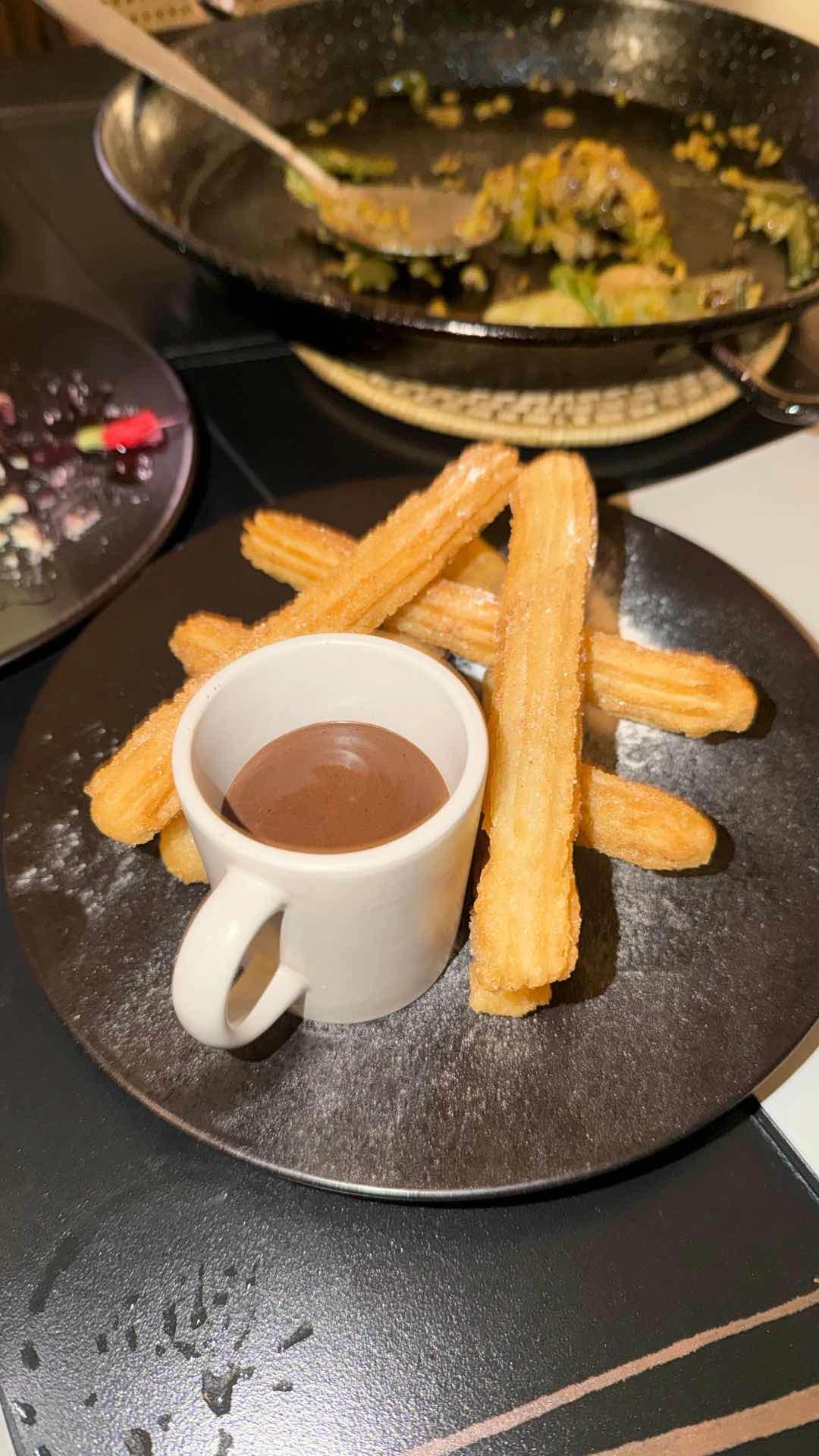 Churros con Chocolate