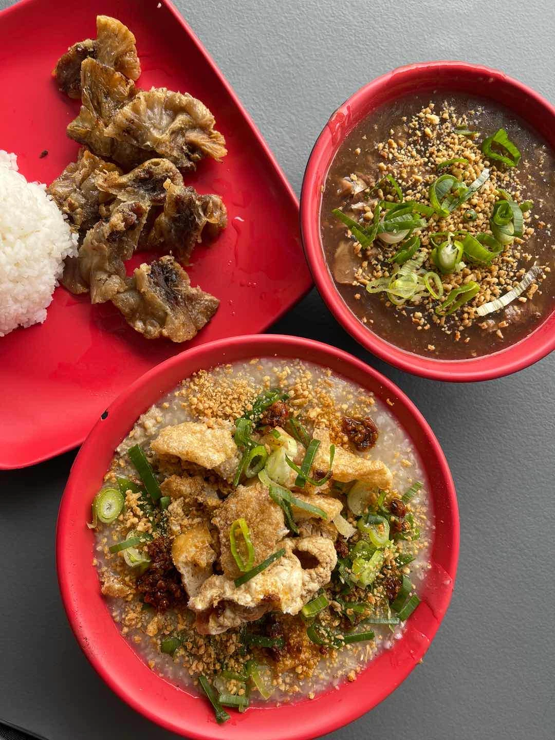 Goto Overload, Beef Pares, Bulaklak w/ Rice
