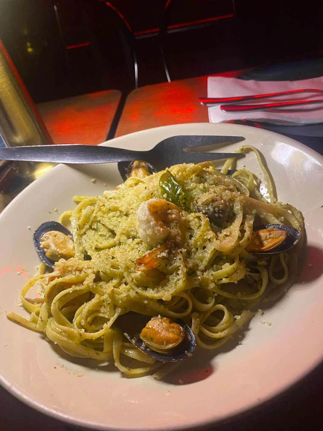 Seafood pasta of Talabar Kitchen & Cafe