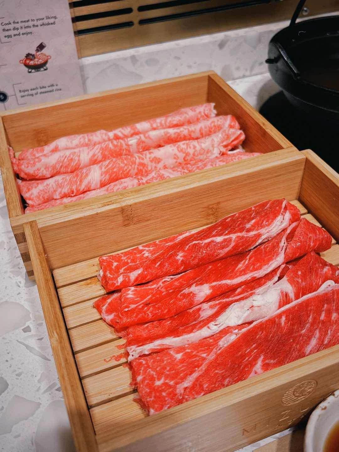 A5 Japanese Wagyu Sirloin and US Angus Chuck Eye