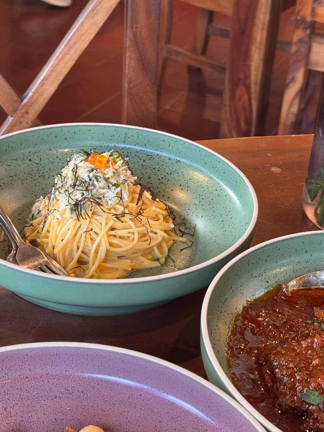 Crab Carbonara