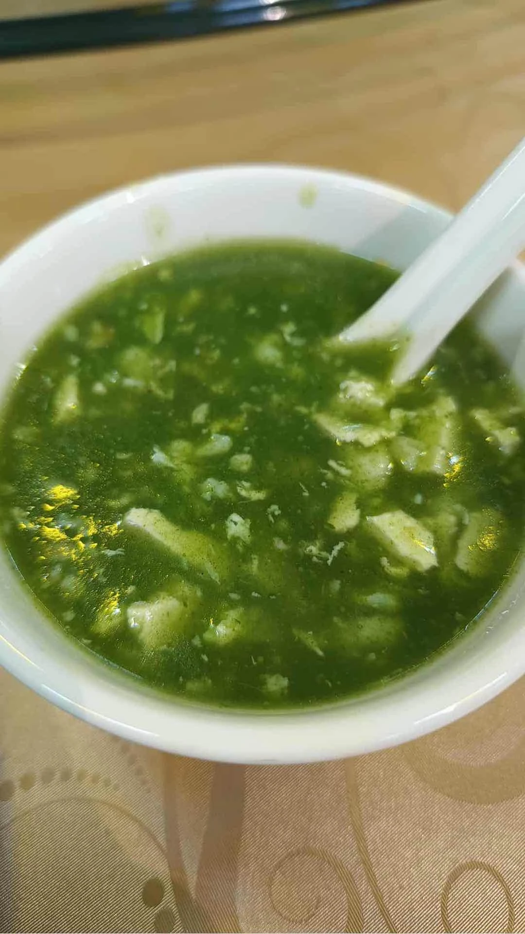 Spinach Seafood Soup