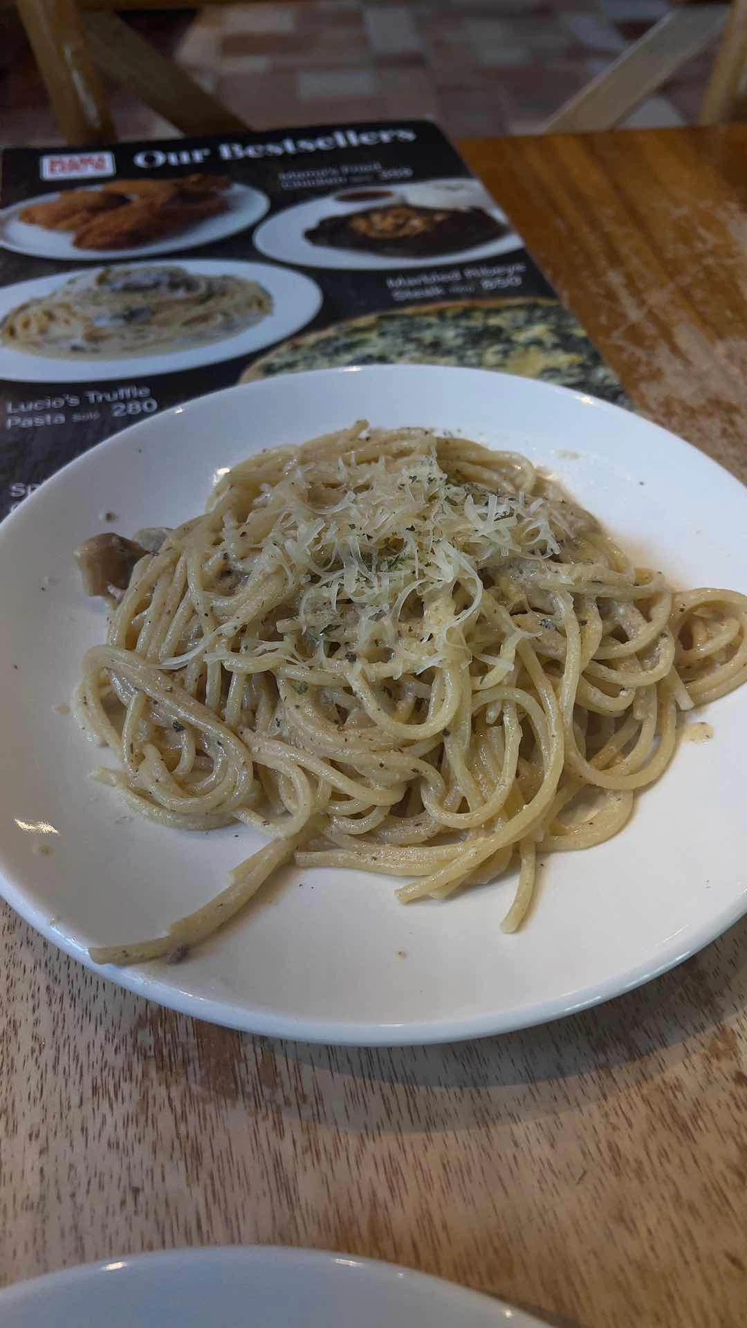 Lucio’s Truffle Pasta