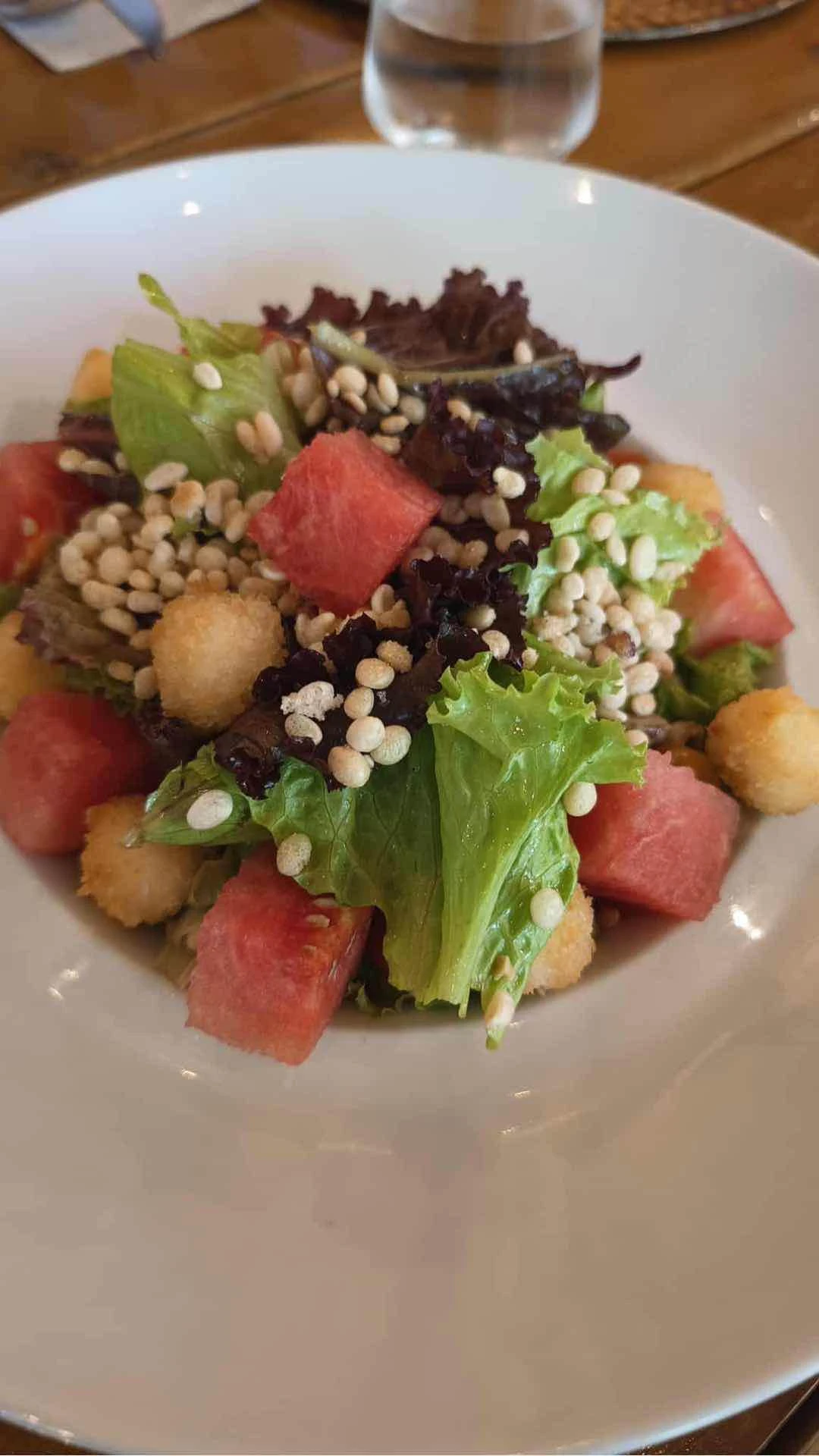 Watermelon & Kesong Puti Salad