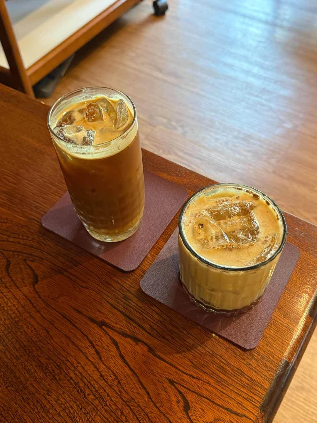 Lychee buzz and toasted sugar latte