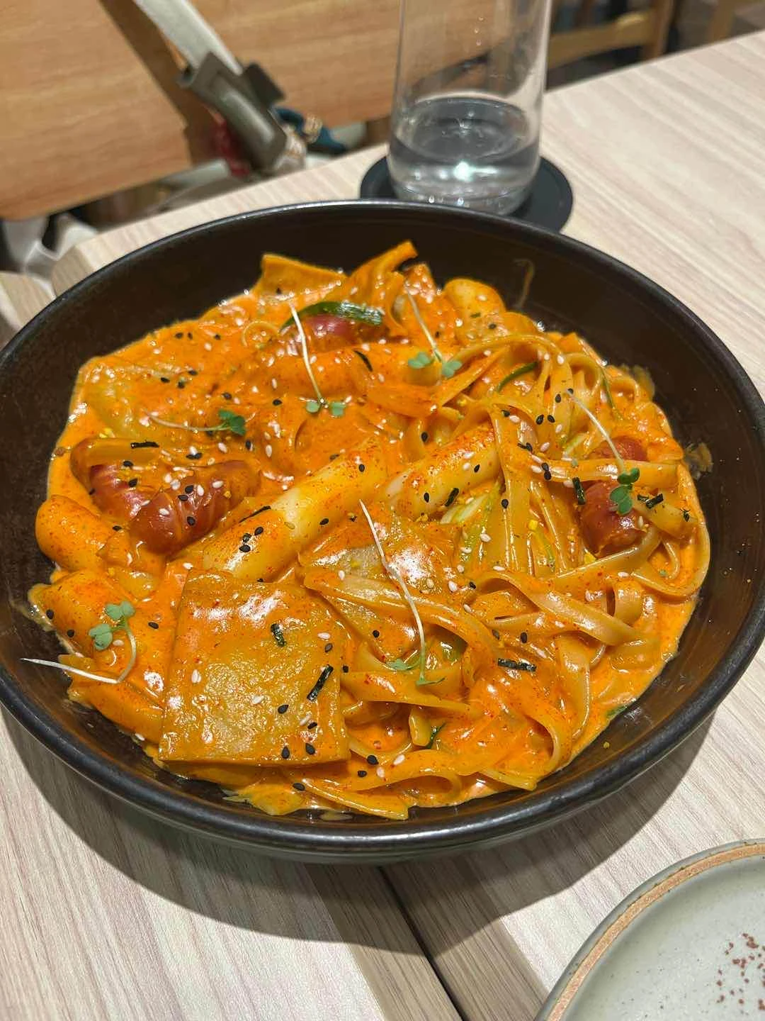 Pasta tteokbokki 