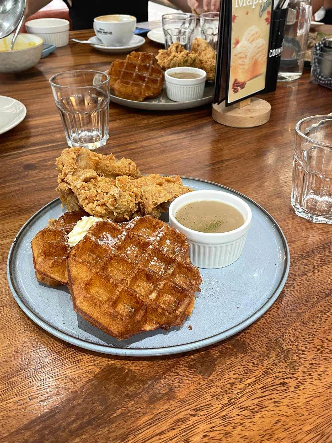 Chicken n Waffles of Famous Country Waffles