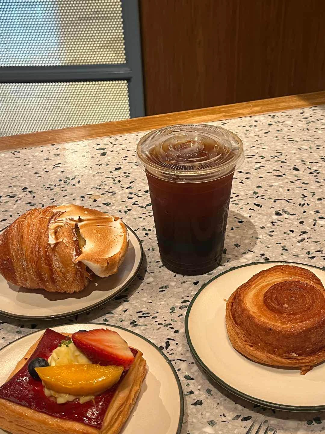 My go-to’s! Never not getting an Americano and a Kouign Amann.