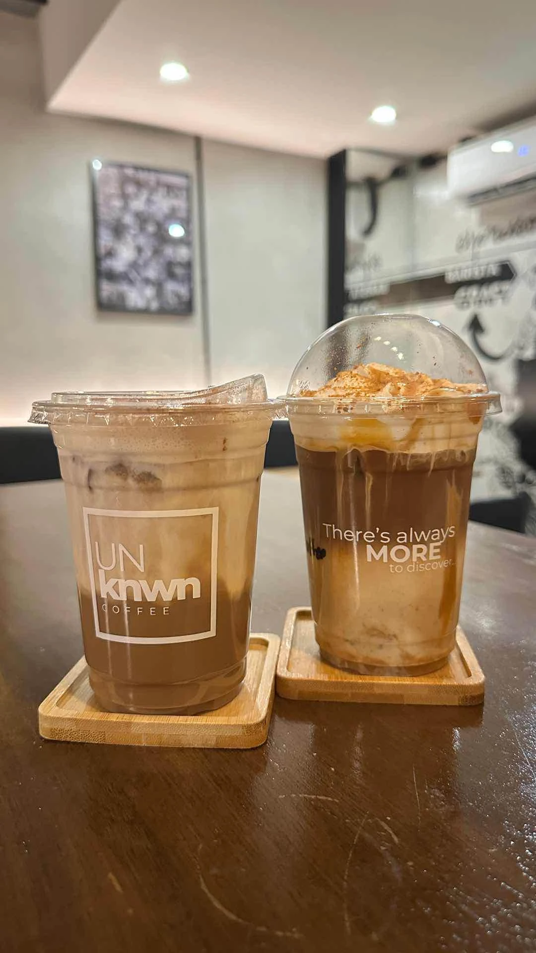Peppermint mocha & salted caramel