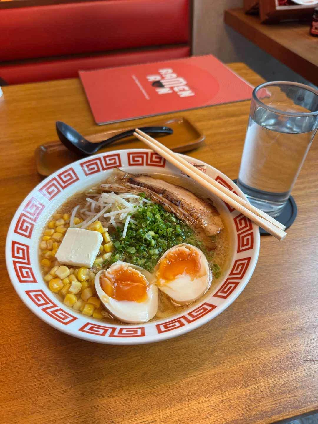 Miso Chashu with Chef Recommended Toppings of Ramen Ron Rockwell