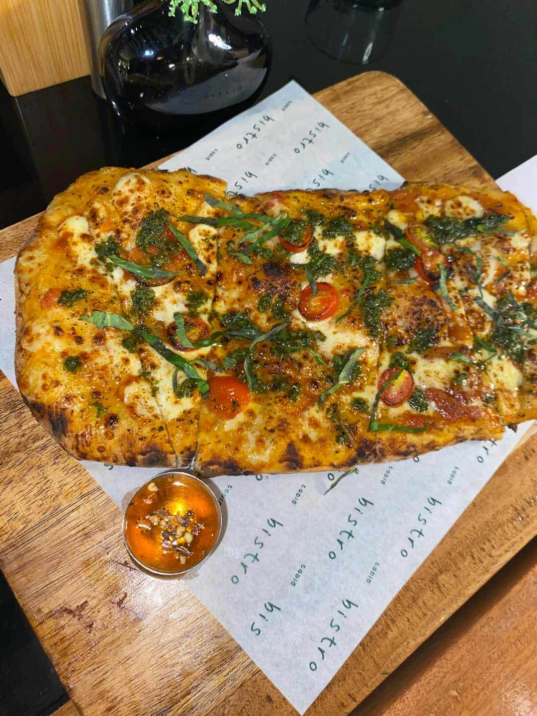 Margherita + Pesto Flatbread