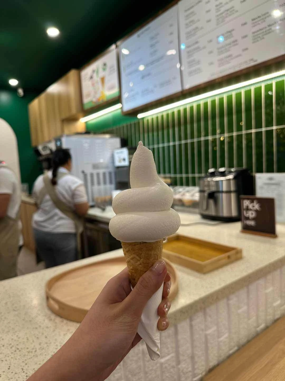 coconut soft serve