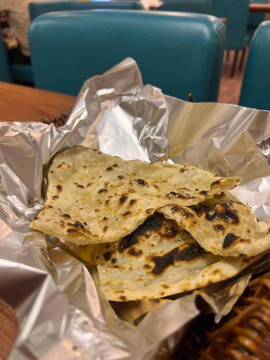 Garlic naan of INDIAN MASALA CURRY HOUSE