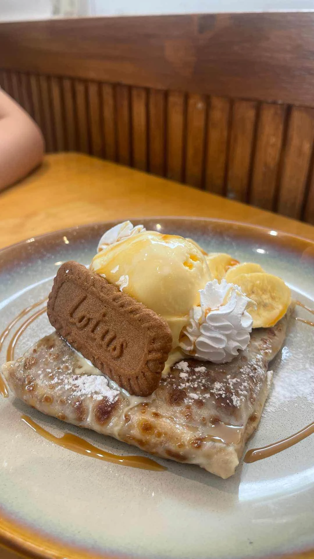 Biscoff crepe